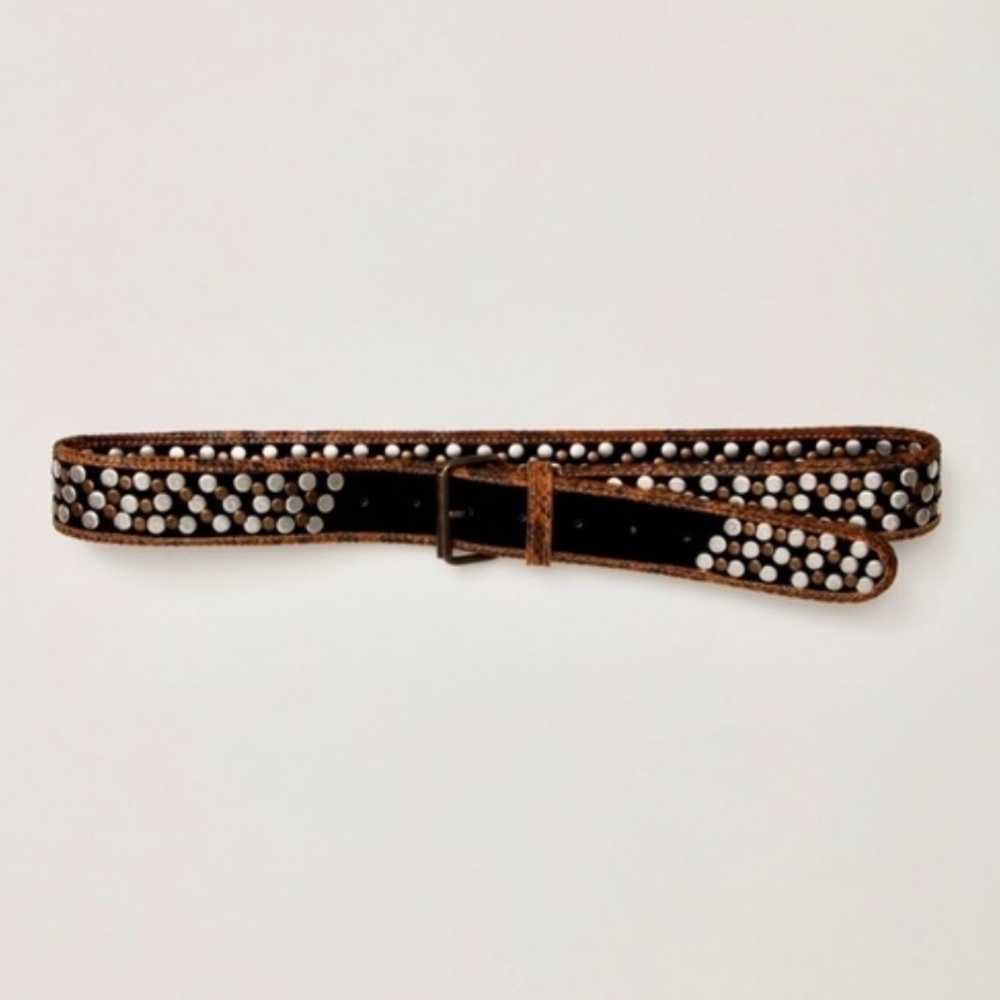 Free People Animal Instinct Snake Print Belt Bag - Brown and Black - Picture 4 of 6